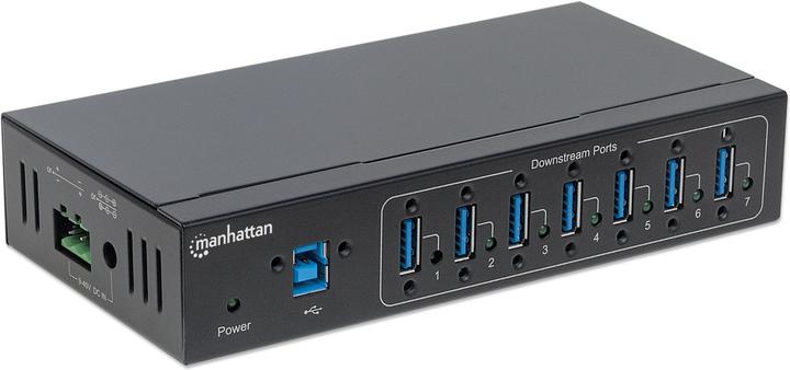 Actual product image Manhattan 7-Port Industrial USB 3.0 Hub (USB-B, 7 ports)