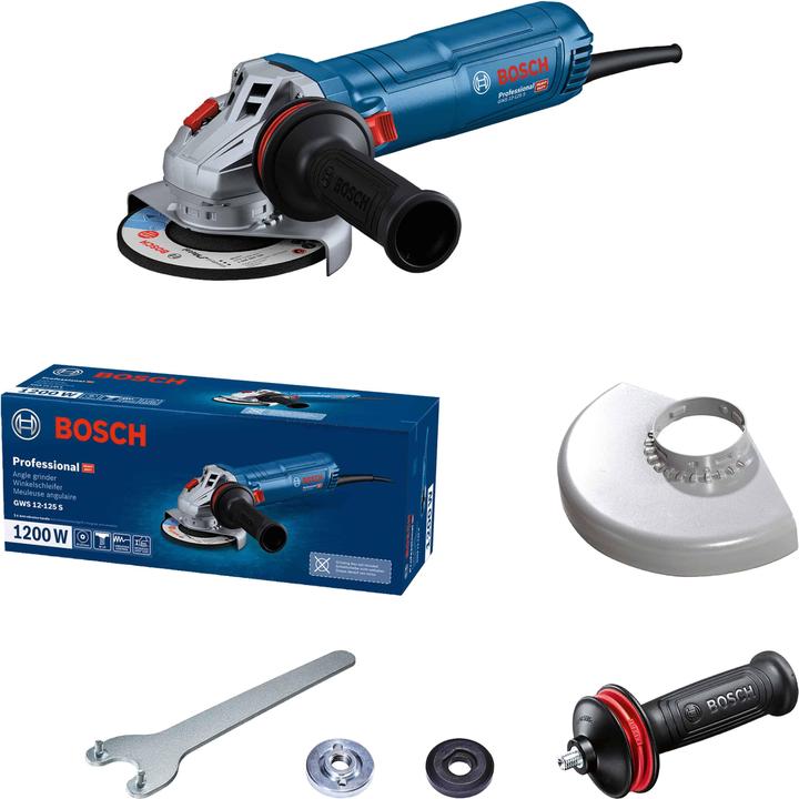 Produktbild Bosch Professional SZLIFIERKA KĄTOWA 125mm 1200W GWS 12-125 S (125 mm)