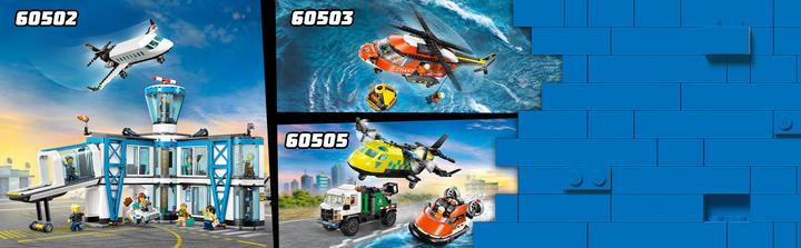 Image du produit LEGO Rettungsboot der Küstenwache mit Hubschrauber (60504, LEGO City)