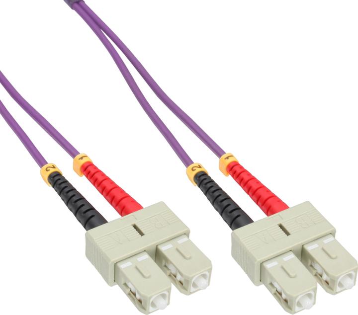 Produktbild InLine LWL Duplex Kabel SC/SC 50/125um OM4 25m (CAT6, 25 m)
