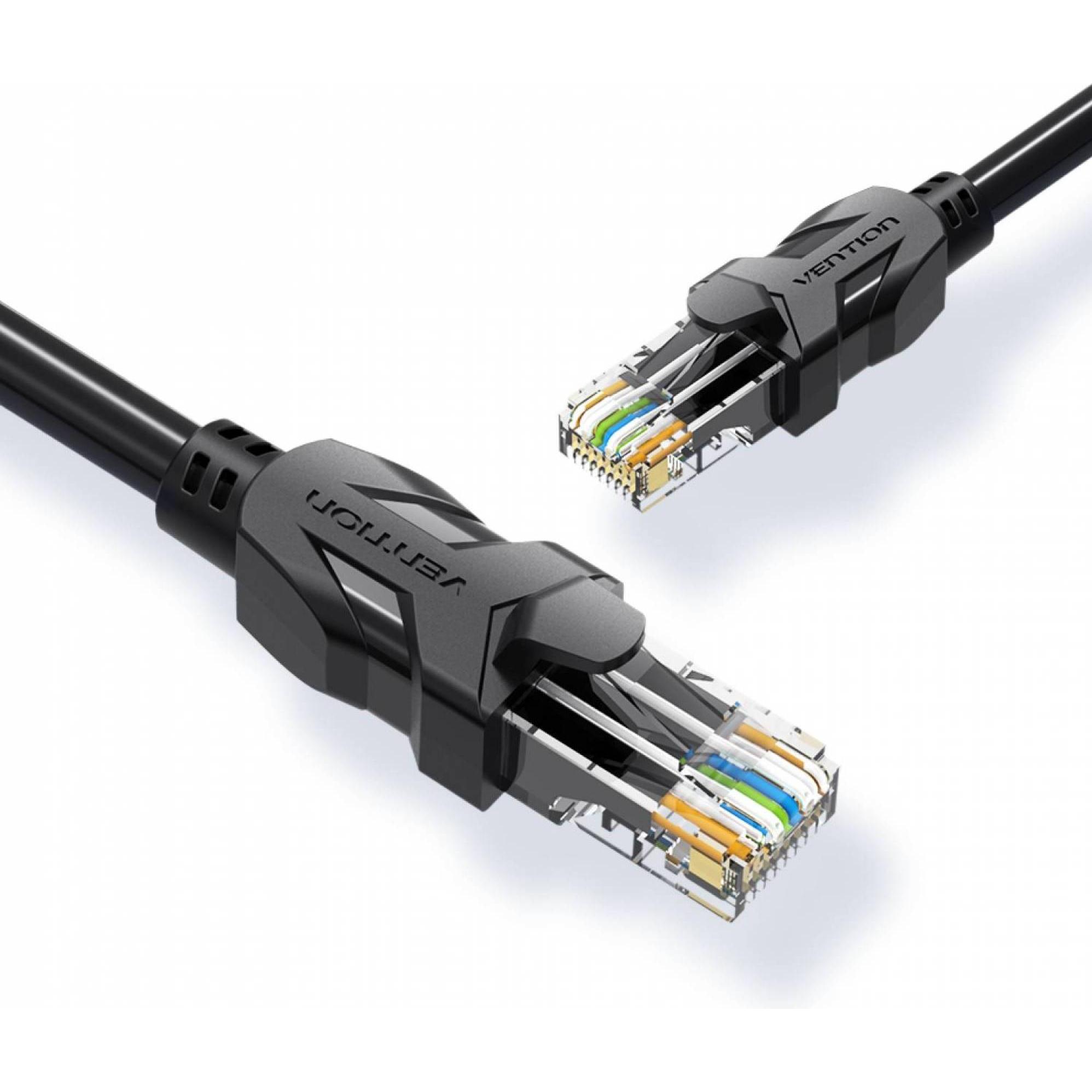 Vention Patch Cable UTP Cat6 black IBBBL (10 m) (IBBBL)