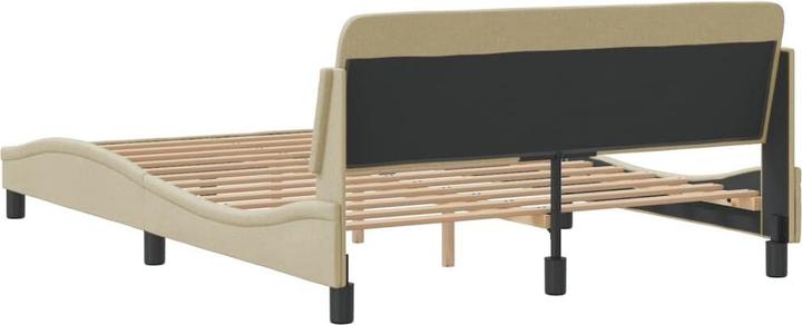 Image du produit VidaXL Cadre de lit avec tête de lit en tissu (140 x 190 cm)