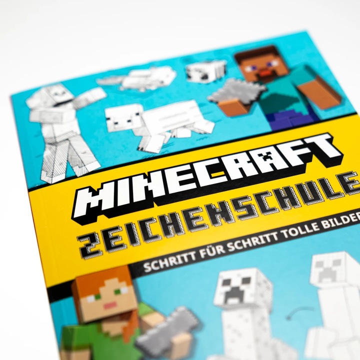 Immagine prodotto Minecraft Zeichenschule Schritt für Schritt tolle Bilder (Tedesco, Mojang Da, 2024)