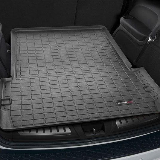 Actual product image WeatherTech Dodge Durango (2011-2024) behind 2nd row boot tub