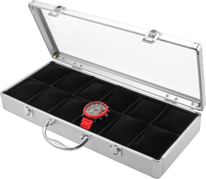 Produktbild Safe aluminium DESIGN Uhrenkoffer für 12 Uhren