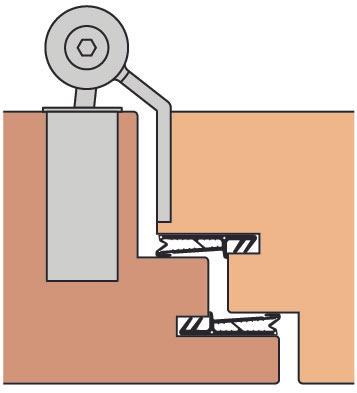 Produktbild Anuba Haustürbänder Duplex 321-3D-TST