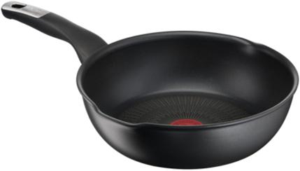 Actual product image Tefal Multipan G2557572 Unlimited Pan Frying, Diameter 22 cm, Suitable for induction hob, Fixed hand (22 cm, Frying pan, Aluminium)