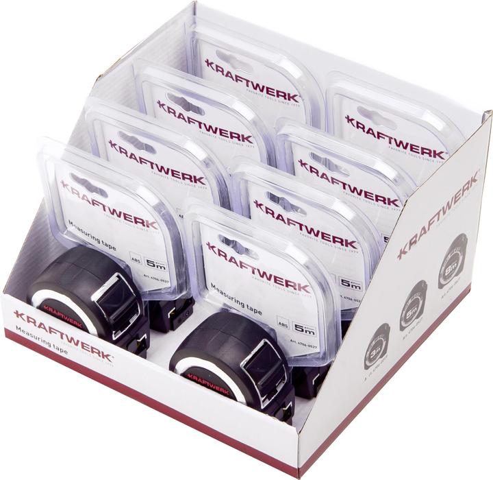 Kraftwerk Display mit Rollmeter (5 m)