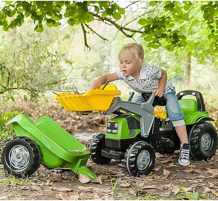 Produktbild Rolly Toys Deutz Traktor mit Lader und Anhänger
