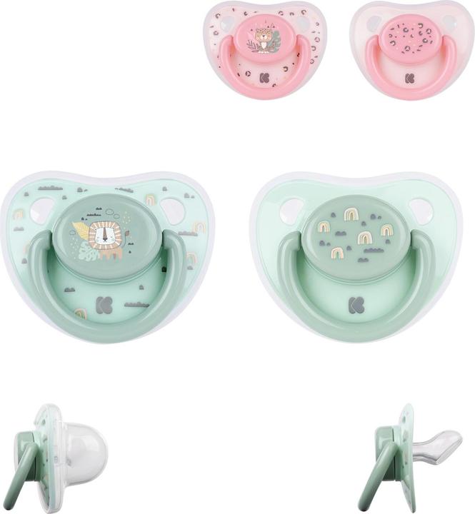 Produktbild Kikkaboo Baby-Schnuller Savanna 0-6 Mon (2 x, ab 16 Monaten)