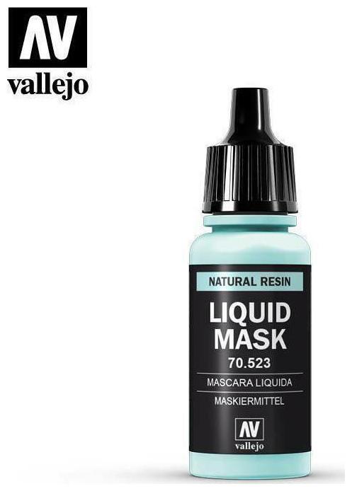 Productafbeelding Vallejo VAL-70.523 - Hulpmiddel - Vloeibaar Masker, 17 ml