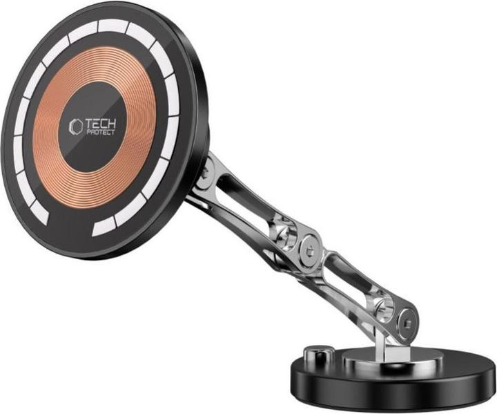 Actual product image Tech-Protect MM15W-V8 Magnetic Car Holder for Dashboard with MagSafe 15W - Black