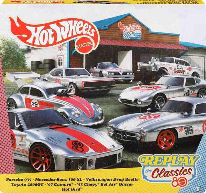 Image du produit Hot Wheels Mattel 80th Anniversary Silver Series