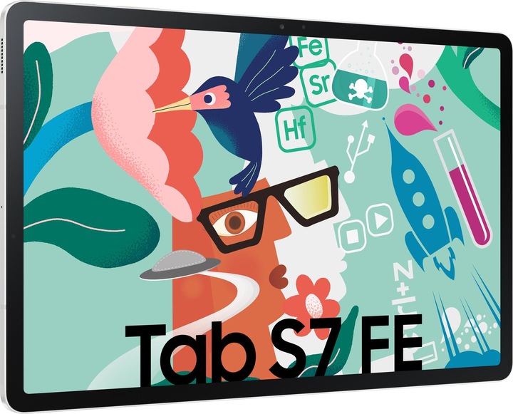 Produktbild Samsung Galaxy Tab S7 FE (nur WLAN, 12.40", 64 GB, Mystic Silver)