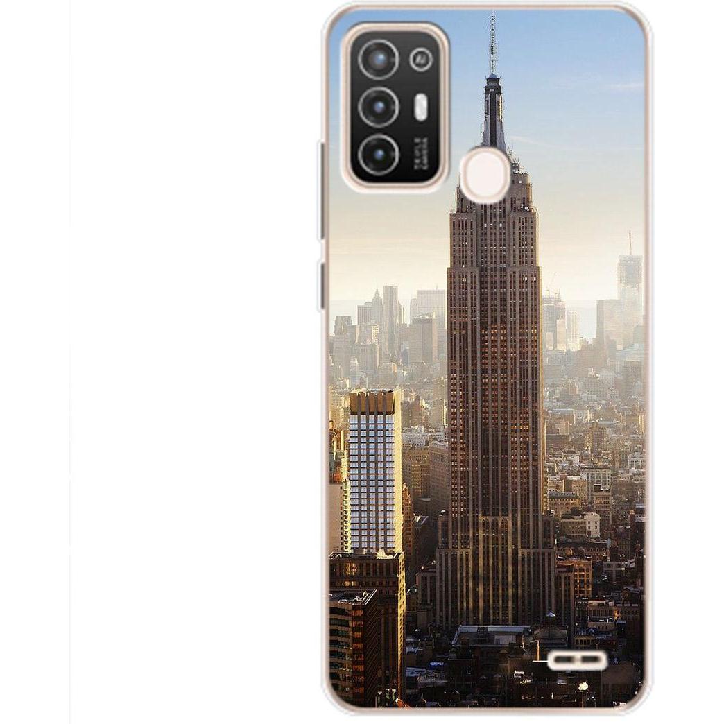 König Design Hülle Handy Schutz für ZTE Blade A52 Case Cover Tasche Bumper Etuis Backcover (ZTE Blade A52), Smartphone H...