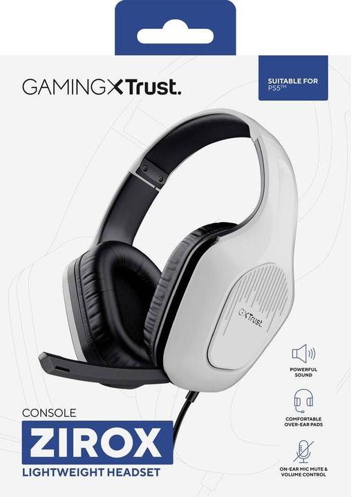Image du produit Trust GXT415PS CASQUE ZIROX PS5 (Filaire)