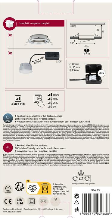 Produktbild Paulmann Nova (460 lm)