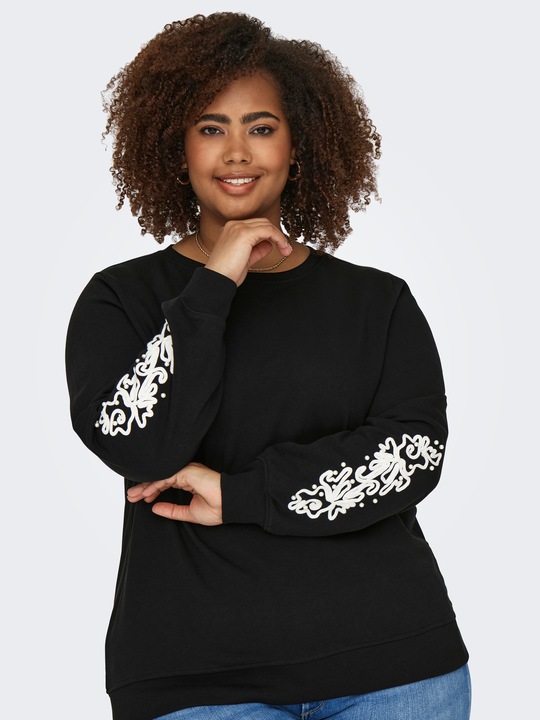 Produktbild Only Normal geschnitten Rundhals Tief angesetzte Schulter Sweatshirt Sweatshirt (S)