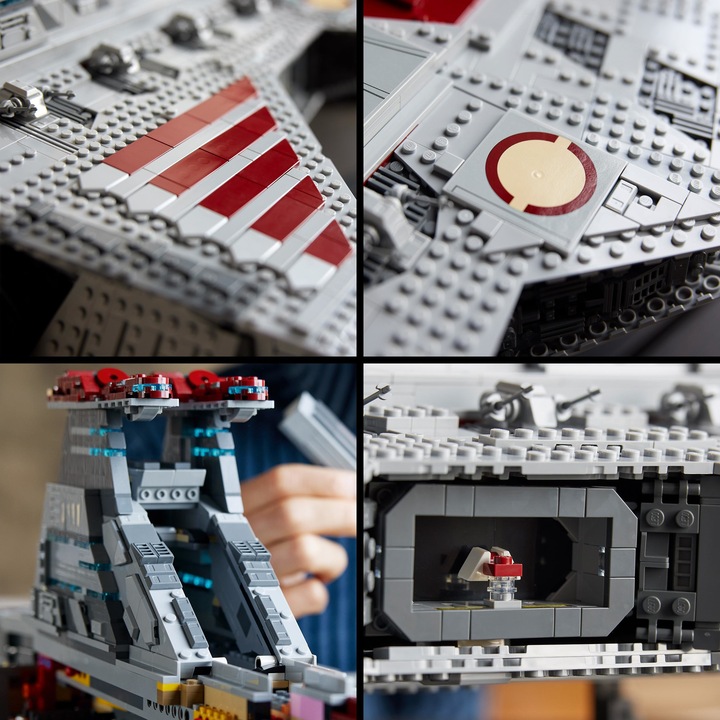 Actual product image LEGO UCS Venator-class Republic Attack Cruiser (75367, LEGO Star Wars, LEGO Rare Sets)
