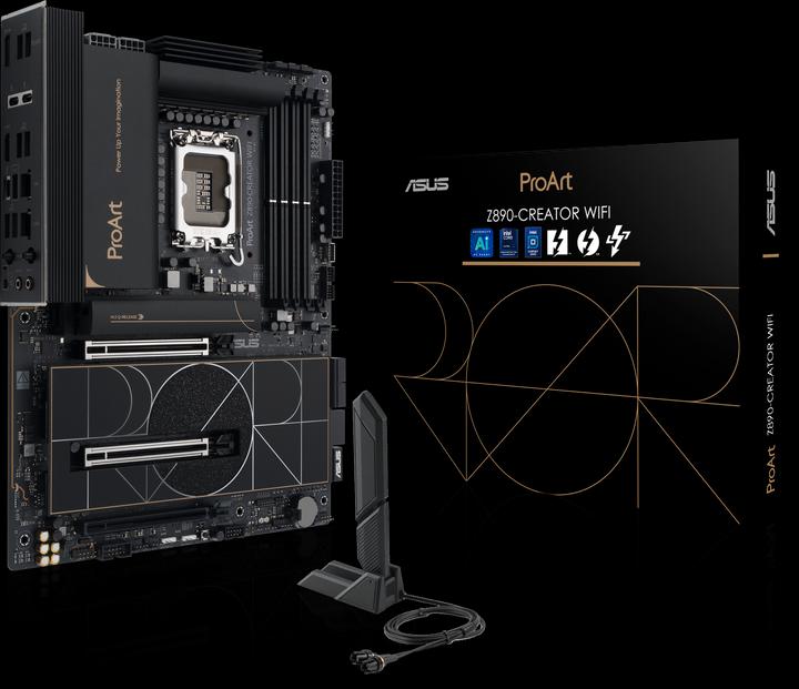 Image du produit ASUS MB PROART Z890-CREATOR WIFI (Intel,LGA1851,DDR5,ATX) (LGA 1851, Intel Z890, ATX)