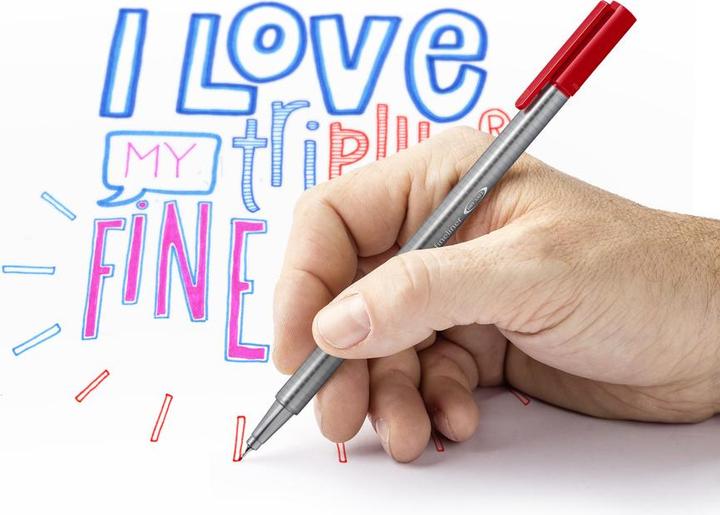 Actual product image Staedtler Triplus 334 (Blue, 1x)