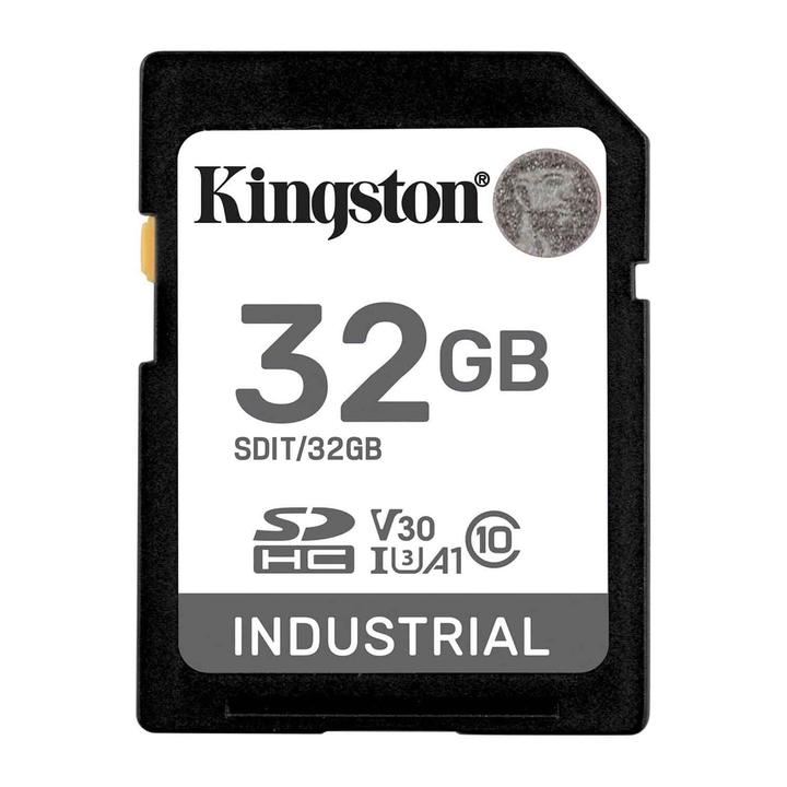 Immagine prodotto Kingston Scheda Ind. SD +ADP 32GB pSLC (32 GB, SDHC, U3, UHS-I)