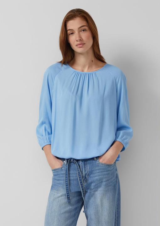 Immagine prodotto s.Oliver Bluse Strukturierte Viskose-Bluse mit Raff-Details (36)