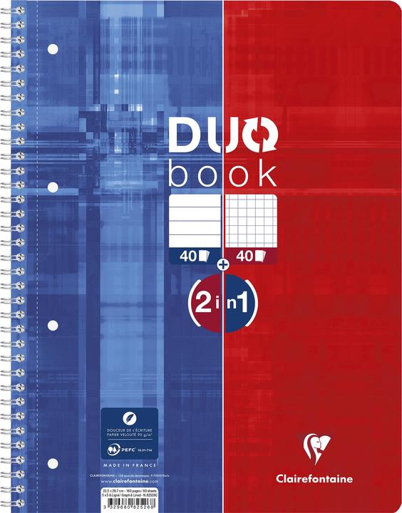 Image du produit Clairefontaine Metric (A4+, Quadrillé, Couverture rigide)