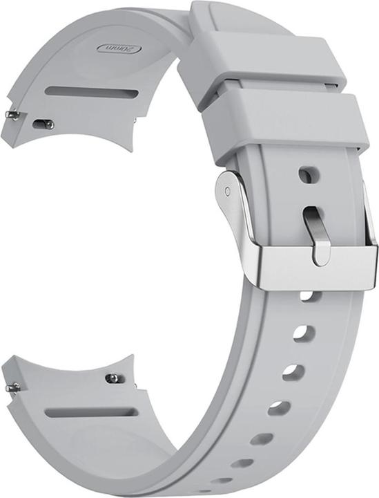 Produktbild König Design Sport Ersatz Armband für Samsung Galaxy Watch 4 Classic 46 mm Silikon Band Loop (Silikon)