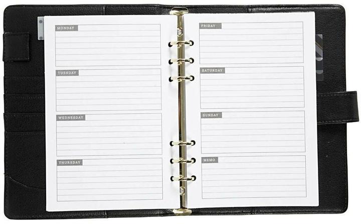 Actual product image Creativ Company Weekly planner (19 x 23.5 cm, Lined, Hardcover)