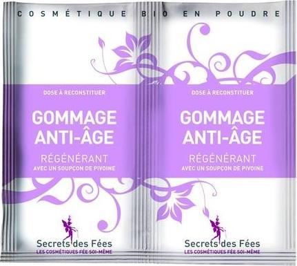 Secrets des Fées Gommage visage BIO anti-âge régénérant pivoine - 2x4g - (Exfoliant nettoyant)