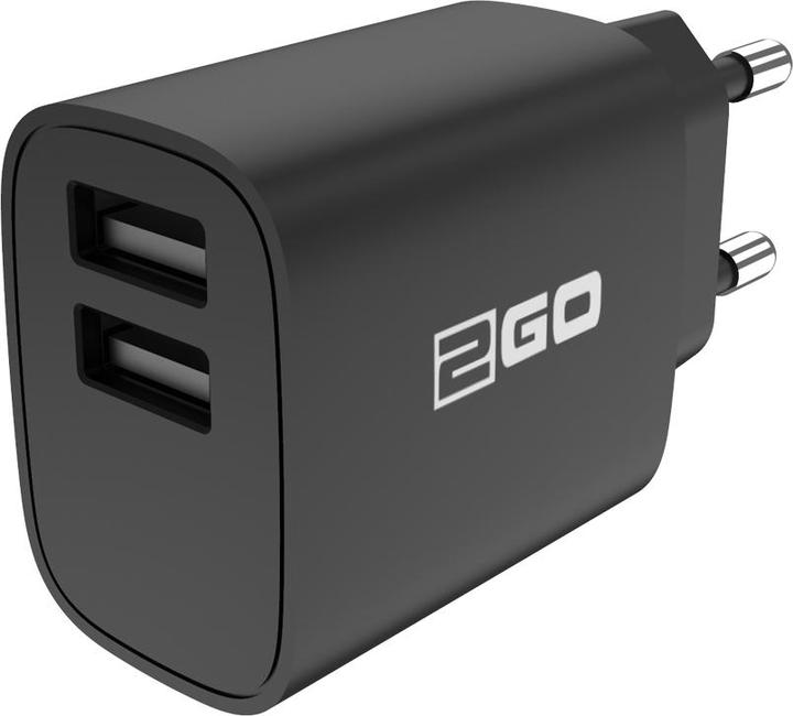 Immagine prodotto 2GO Caricatore USB DUAL 2A (10 W, 2 porte)