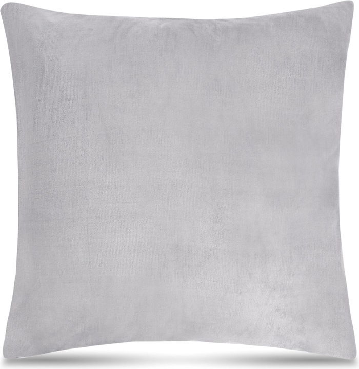 Produktbild Aspero 4 x Flanellkissen Bezüge 60x60cm Hellgrau (60 x 60 cm)