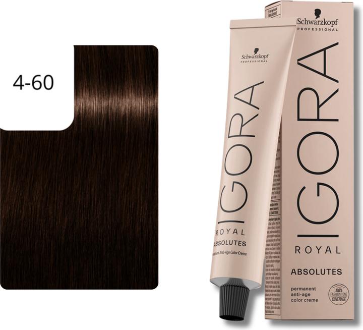 Image du produit Schwarzkopf Professional Igora Royal - 4-60 brun moyen chocolat naturel (Marron)