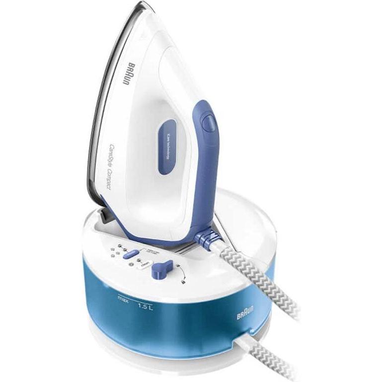 Braun Blu/Bianco Compatto Is 2143, Singolo, Ferro Da Stiro,