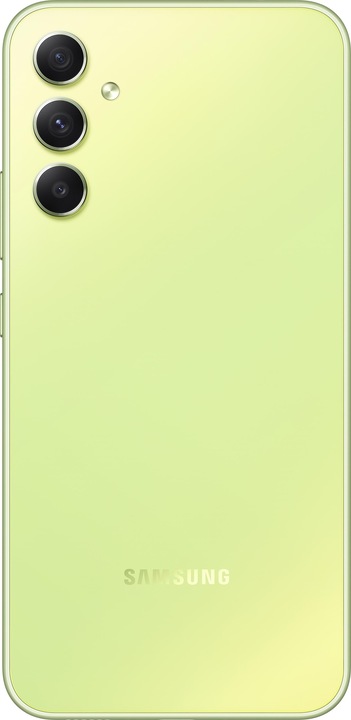 Actual product image Samsung Galaxy A34 5G (128 GB, Awesome Lime, 6.60", Dual SIM, 48 Mpx, 5G)
