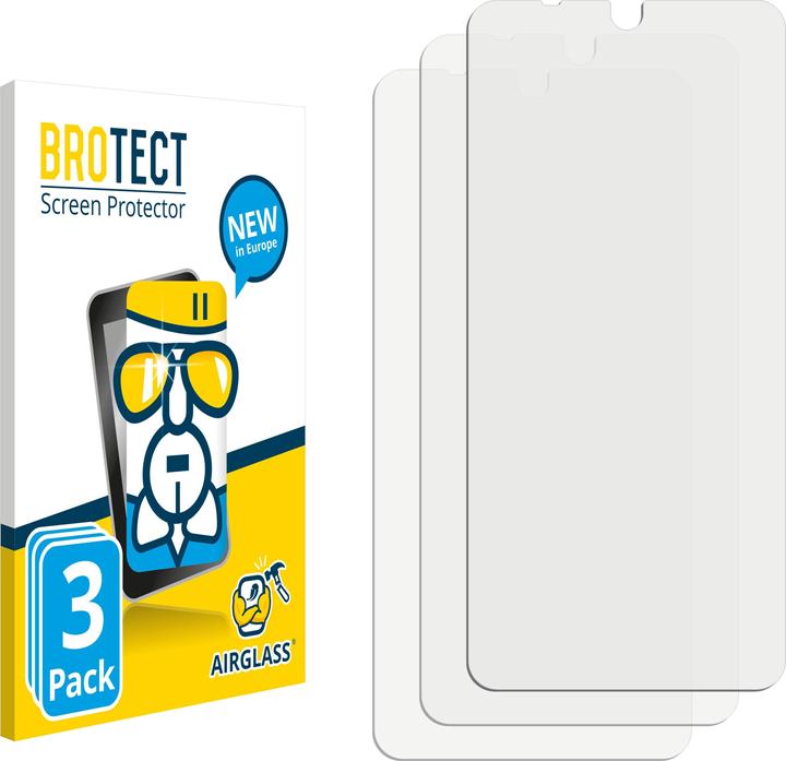 Actual product image BROTECT Protective glass screen protector clear (3 Piece, G8X ThinQ)