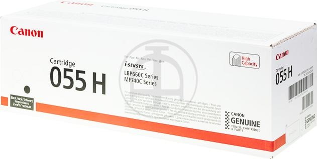 Actual product image Canon 055 H BK (FC)