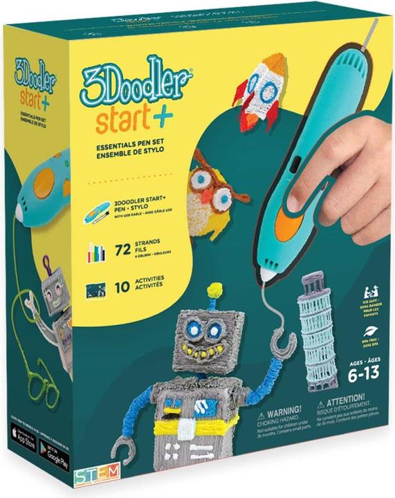 Produktbild 3Doodler Start PLUS 3D PRINTING PEN SPLUS 3D pen 0.77 mm Turquoise, Yellow
