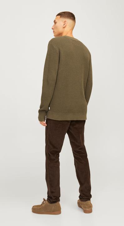 Actual product image Jack & Jones Plain knitted jumper with round neck Knitted jumper with round neck (S)