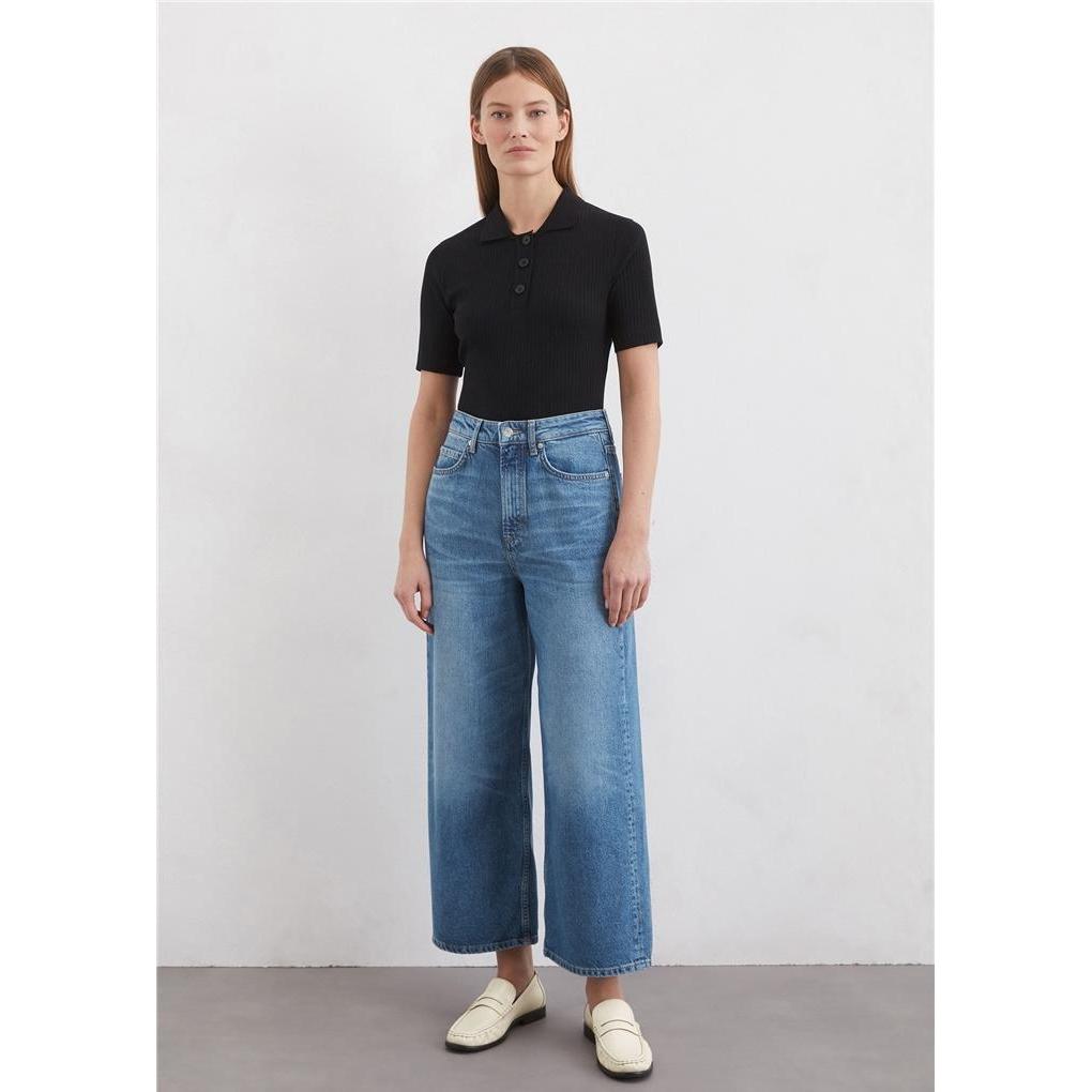 Thumbnail - Marc O'Polo, Damen, Jeans, High Waist Culotte TOLVA, Blau, (28)