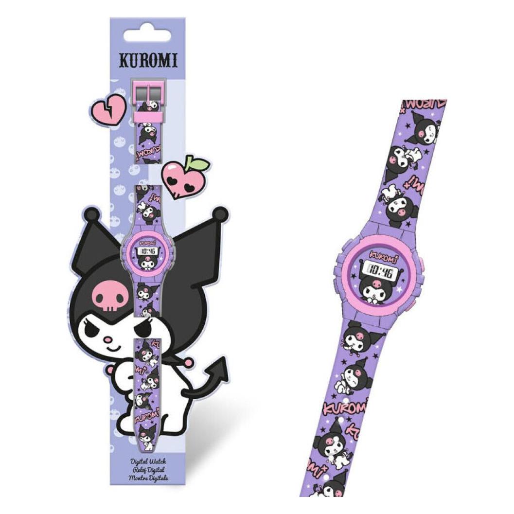 Montre Digitale LED Hello Kitty Kuromi – Style Kawaii Et Fun Pour Tous Les Jours