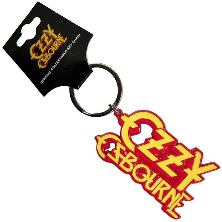Actual product image Ozzy Osbourne Stacked Logo Keyring