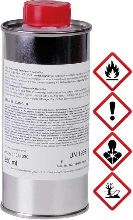 Image du produit R&G Agent de démoulage Semiperm Monofilm 250 ml