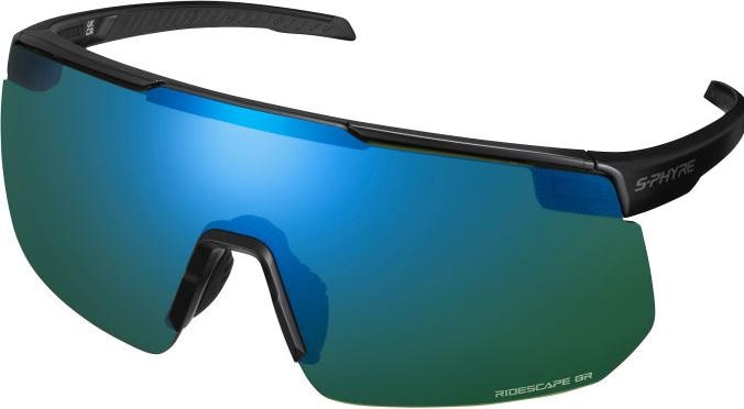 Actual product image Shimano S-Phyre 2 Matte Black Ridescape Gravel (Mat Black, Matte Black Ink)
