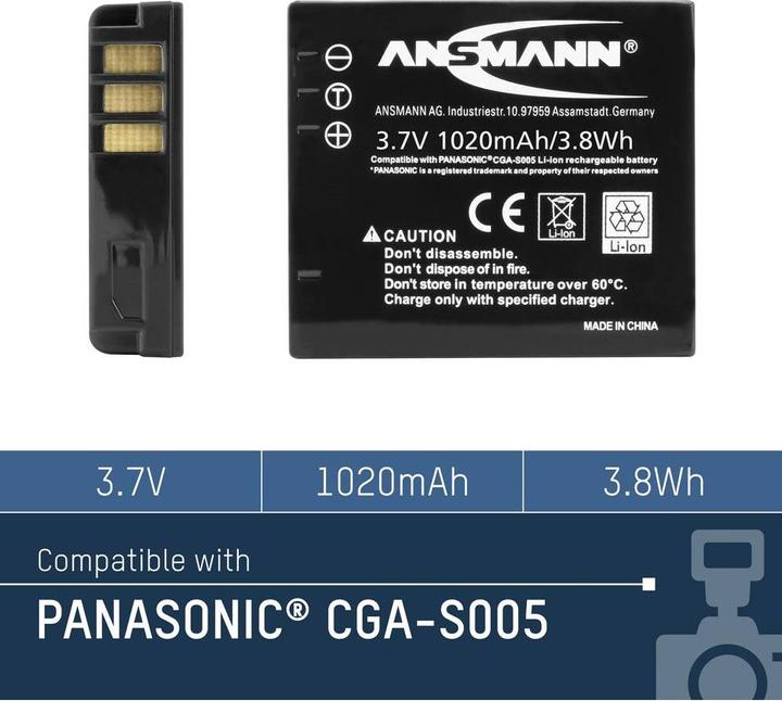 Immagine prodotto Ansmann Batteria CGA-S005 (Batteria della fotocamera)