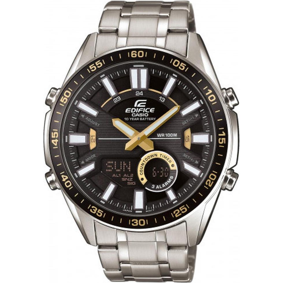 Casio Argento Orologio Da Polso, Edifice Efv-C100d-1Bvef, (Cronografo, 51.60 Mm)