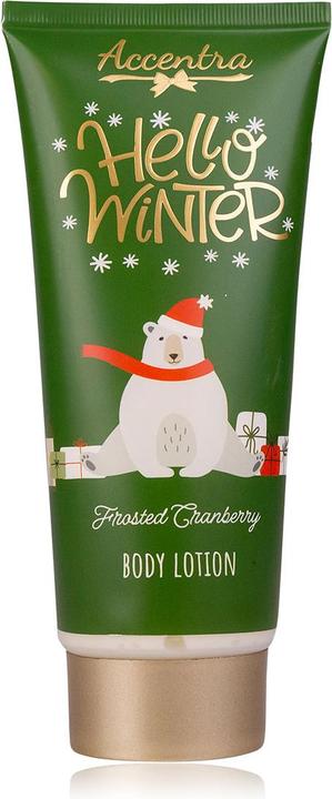Actual product image Accentra Body lotion HELLO WINTER, fragrance: Frosted Cranberry (Body milk, 200 ml)