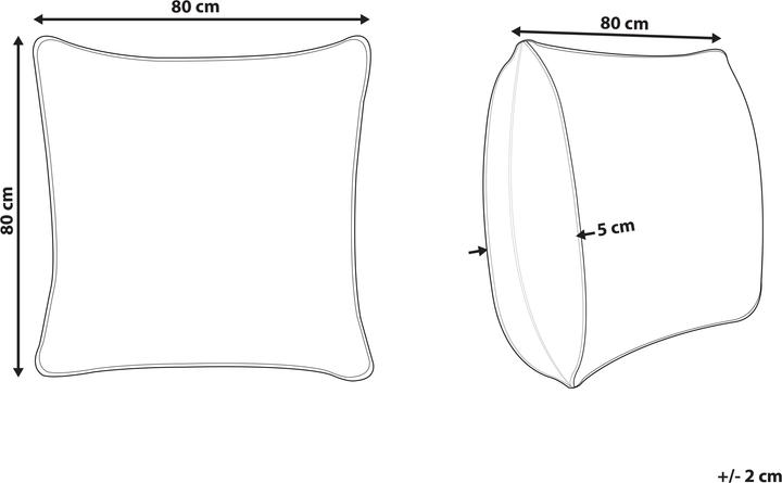 Actual product image Beliani Diran (80 x 80 cm)