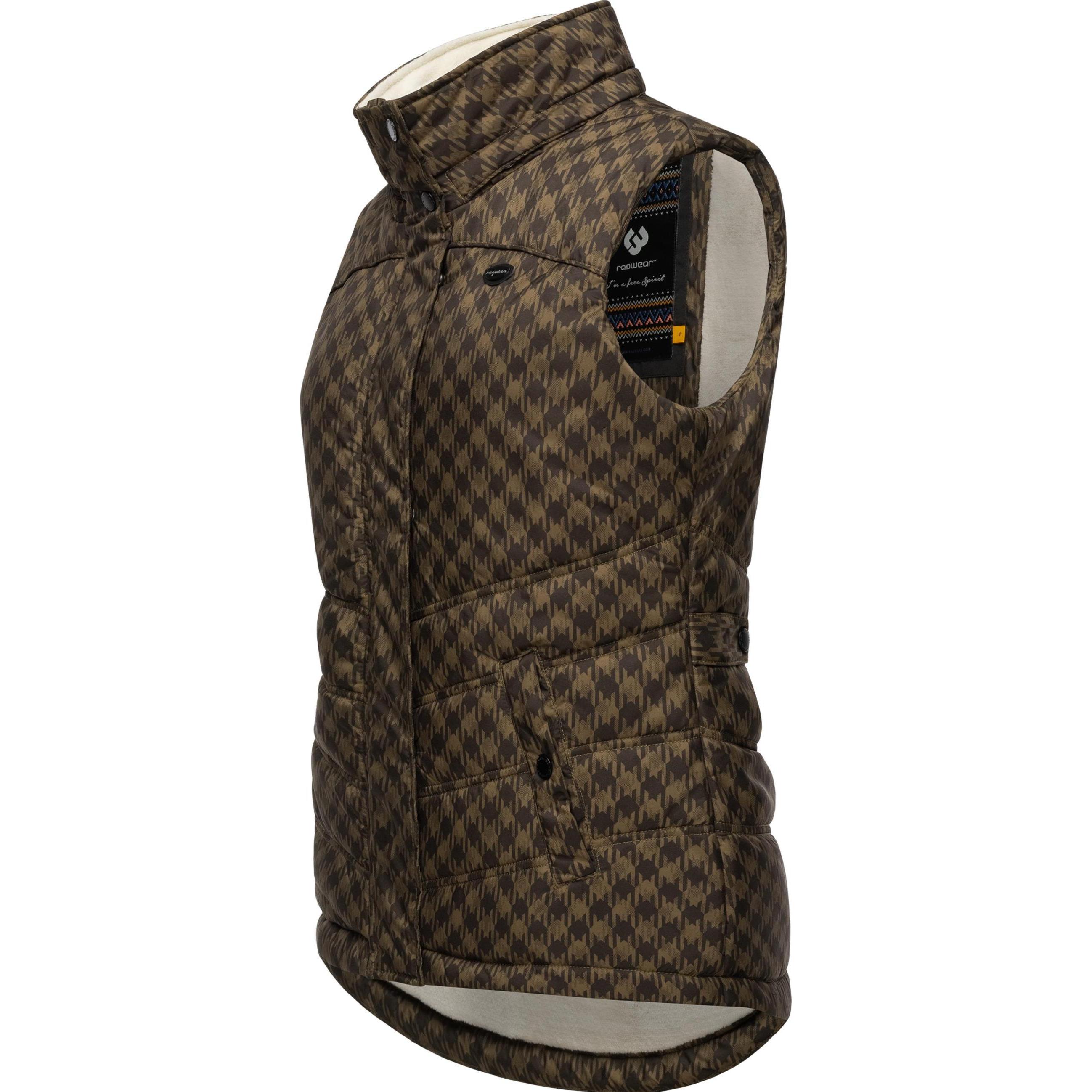 Ragwear, Damen, Weste, Hesty Print, Braun, (S)
